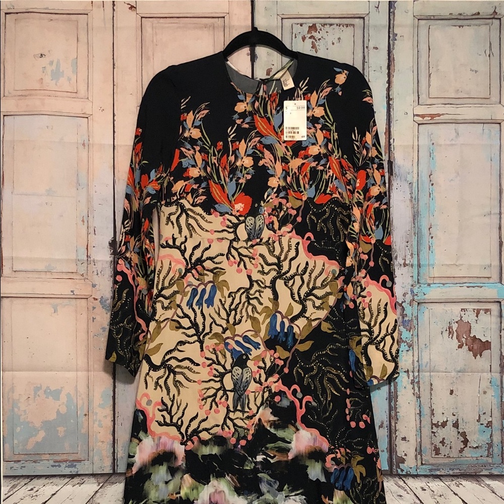 H&M floral dress, size 2